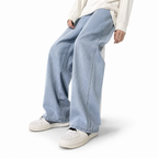 Drawstring Washed Jeans