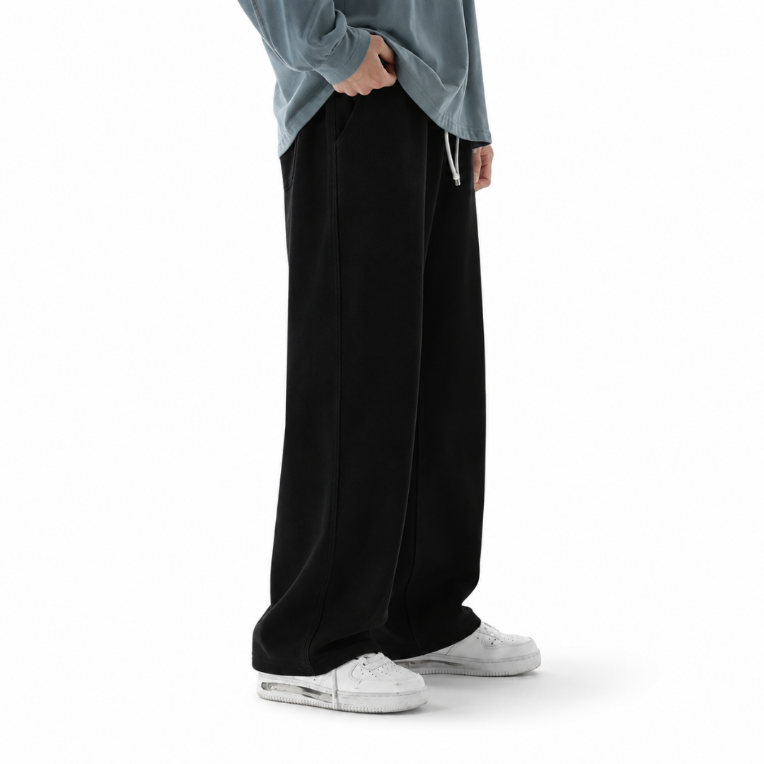 Drawstring Washed Jeans