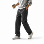 Fleece Wide-Leg Jeans