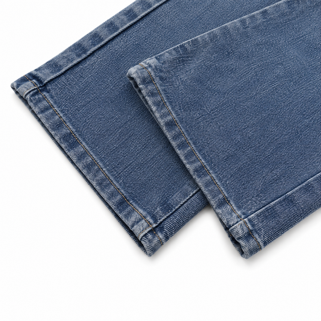 Korean Straight-Leg Jeans
